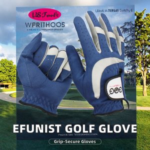 Gant de golf pour homme Efunist, main gauche, respirant, vert, maille 3D haute performance, antidérapant, microfibre, gants de golf personnalisés pour le sport - Product Image 2