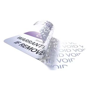 Barcode <b>Printing</b> <b>Paper</b> Waterproof Sticker Glossy Custom Anti-counterfeiting Gap Label Sticker - Product Image 1