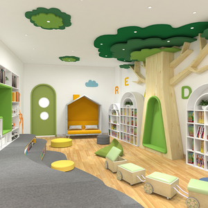 Mẫu giáo lớp học montessori đồ nội thất daycare thư viện Bộ đồ nội thất tùy biến - Product Image 2