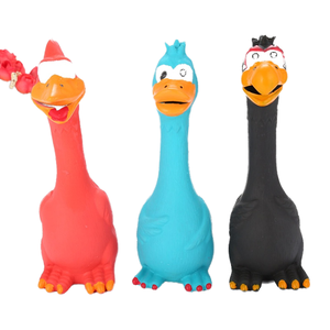 Sıcak Fırsat Karikatür Lateks Çığlık Atan Tavuk Sesli Orta Boy Köpek Çiğneme Oyuncağı - Dış Mekan Kullanımı İçin En İyi Evcil Hayvan Oyuncağı - Product Image 1