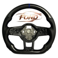 Volant en fibre de carbone personnalisable adapté aux VW Golf MK5/MK6/MK7, Passat, CC, GTI, Bora et Sagitar.