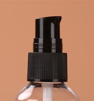 Bouteille de lotion transparente de type presse de 20ml Bouteille de distribution de bouche d'oiseau Bouteille en plastique PET Bouteille de pompe de fond de teint portable de voyage