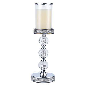 Handmade Columnar Glass Candle <b>Stand</b> for Weddings and Parties Customized Printing - Product Image 1