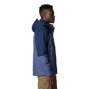 Chaqueta Casual Impermeable de Estilo Único para Hombre, con Cierre de Cremallera, para Invierno, Diseño Liso Teñido, Estilo Urbano - Product Image 3