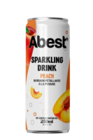 OEM ODM ABEST Boisson pétillante infusée au litchi en canettes de 250 ml, jus de fruits délicieux, rafraîchissant et sans sucre, pour une fraîcheur quotidienne, 24