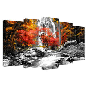 صورة فنية من القماش لـ ديكور المنزل العصري, صورة فنية أنيقة مؤطرة جاهزة للتعليق في غرف النوم - Product Image 1