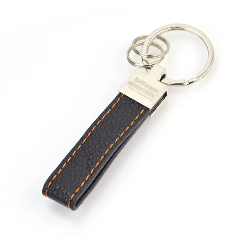 Vente en gros Fabricant de porte-clés en cuir personnalisé Porte-clés de créateur de marque célèbre