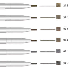 Crayon à <span class=keywords><strong>sourcils</strong></span> 6 couleurs ultra-fin-sans affûtage Crayon à <span class=keywords><strong>sourcils</strong></span> automatique à double extrémité avec <span class=keywords><strong>brosse</strong></span> - Product Image 2