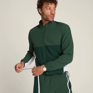 Custom <b>Men's</b> Active Nylon Wear Set Wholesale Pickleball Tennis Outfit with Long Sleeve Top <b>Jacket</b> 2-Piece Short Pants for <b>Summer</b> - Product Image 3