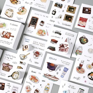 50 feuilles d'autocollants imperméables souples pour la décoration des fêtes, carnets de notes avec découpe auto-adhésive, autocollants en papier finition brillante - Product Image 2
