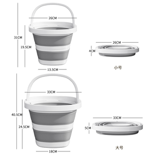 Seau à serpillière pliable de qualité supérieure, en matériaux écologiques, pour le lavage des pinceaux de peinture, le nettoyage domestique et le dessin en extérieur - Product Image 4