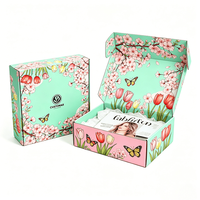 Emballage biodégradable de luxe OEM personnalisation logo personnalisé imprimé boîte de papier de carton d'emballage de cadeau de cosmétiques PR