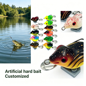 Esca <span class=keywords><strong>da</strong></span> <span class=keywords><strong>Pesca</strong></span> a Forma di Rana Nm, Azione di Nuoto Realistica, Esca in Gomma a Lunga Gittata per Predatori d'Acqua Dolce - Product Image 1