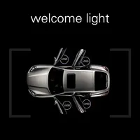 Proyector de logotipo para puerta de coche, luz Led de bienvenida inalámbrica, sombra para puerta de coche, proyector con logo