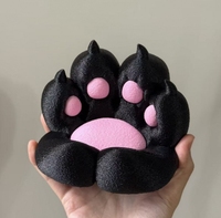 Support de bureau multifonctionnel écologique en forme de patte de chat sculptée, mignon et créatif, pour téléphone portable et tablette, idéal pour la maison, le bureau, la rentrée scolaire et le Nouvel An
