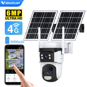 Cámara de Seguridad Inteligente con Energía Solar, Seguimiento por IA, Luces Dobles, Visión Nocturna, Alarma Sonora, Tarjeta SD de 256 GB, 360° °   Cámara de Seguridad Exterior 4G con Vista Completa - Product Image 1