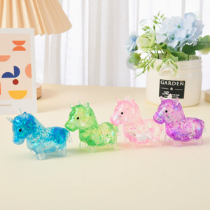 Pallina Antistress Personalizzata a Forma di Unicorno, Confezione da 4, Giocattolo Sensoriale per Bambini, Regalo Unisex con Logo - Product Image 2