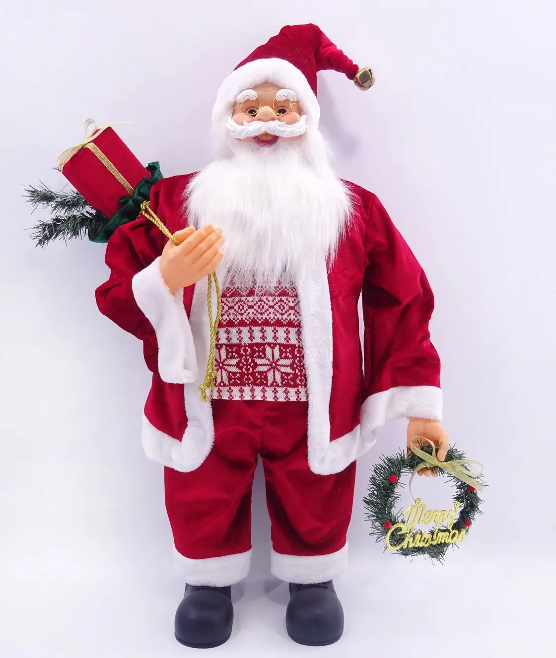 2022 80cm YH22-50140 christmas santa claus figurine holiday gift christmas elves dolls ornaments Christmas decoration