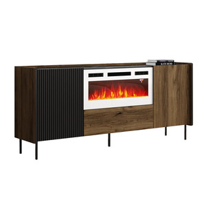 Meubles de maison modernes, armoire de table <span class=keywords><strong>console</strong></span>, meuble TV avec support de cheminée - Product Image 1