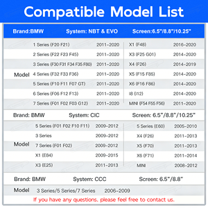Module d'interface décodeur sans fil CarPlay Android Auto pour <span class=keywords><strong>BMW</strong></span> CCC CIC NBT EVO System F10 F20 F21 F23 F30 X1 X2 X3 X4 X5 X6 - Product Image 5