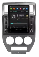 IPS DSP Carplay Autoradio für Jeep Compass 2007-2009 8+128G 360-Grad-Kamera BT Stereo DVD-Player Multimedia-System