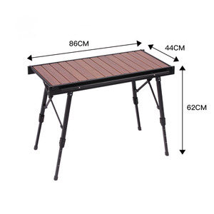 Al Aire Libre Igt fácil plegable Camping Mesa negra portátil barbacoa Camping Picnic mesa plegable - Product Image 4