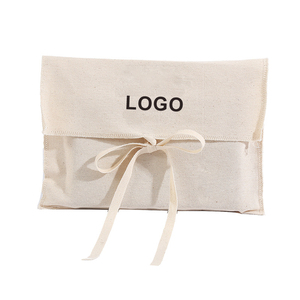 ถุงผ้าฝ้ายพิมพ์โลโก้ตามสั่งขายส่งพร้อมเชือกรูดปิด - Product Image 2