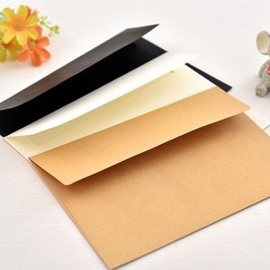 Tùy Chỉnh In 150Gsm 200gsm Nâu Giấy Kraft Tự Con Dấu An Ninh Gửi Thư Phong Bì Kinh Doanh Loại Ví - Product Image 1