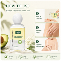 Huile essentielle d'avocat, huile hydratante pour le soin du corps, huile nourrissante pour la peau avec un parfum frais, adaptée au massage nocturne et aux bains