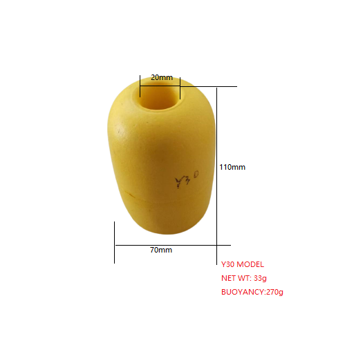 Y30 MODEL YELLOW COLOR FISHING  PVC FLOATS for SEAMAN USAGE