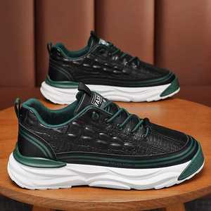 Zapatos Deportivos de Moda para Hombre, Estilo Urbano, con Bloques de Color, Transpirables, Antiolor, Impermeables, para Caminar en Verano - Product Image 3