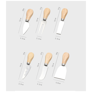 Bán Buôn Biểu Tượng Tùy Chỉnh Pho Mát Knife Set Sang Trọng Pho Mát Cutter Công Cụ Thực Phẩm <span class=keywords><strong>Pizza</strong></span> Pho Mát Slicer Cho Mứt Bánh Mì Bơ Bánh <span class=keywords><strong>Pizza</strong></span> Pho Mát - Product Image 2