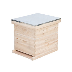 Kit de Inicio para Apicultura con Colmena de Madera Langstroth Estándar de 8 Cuadros y Doble Capa - Product Image 2