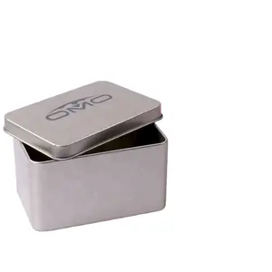 صندوق معدني مستطيل مصنوع من القصدير للاستخدام الإلكتروني صندوق تعبئة مصنوع من القصدير مغناطيسي