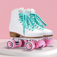 Chaussures de roller à quatre roues en promotion, nouveau design, sans lumières, pour adultes ou adolescents