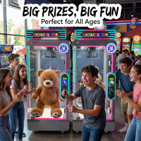 Commercial Have Fun No.1 Cut Prize Machine Arcade Machine à griffes à jetons pour jouets en peluche pour enfants 220V Tension à vendre