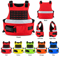Gilet de sauvetage pour rafting en eaux vives 150N à haute flottabilité, en Oxford 600D et mousse NBR, réglable, équipement de sécurité aquatique pour le kayak et le sauvetage