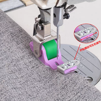 Pied presseur réglable T351AS/T351CS en téflon pliable vers le bas, pied presseur pour ourlets sans repassage, accessoire pour machine à coudre
