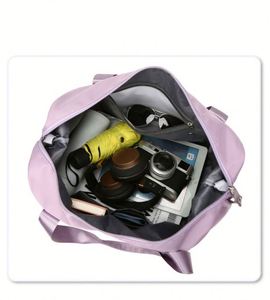 กระเป๋าเดินทางแบบพับได้ ขยายได้ กันน้ำ สำหรับใส่ของแห้งและเปียก ใช้ได้หลากหลาย ทั้งโยคะ ออกกำลังกาย สะพายไหล่ หรือถือ สำหรับผู้หญิง ขายดีอันดับต้นๆ - Product Image 6