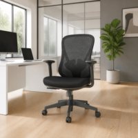Chaise de bureau ergonomique de haute qualité avec appui-tête réglable, support lombaire et siège pivotant pour le travail à domicile