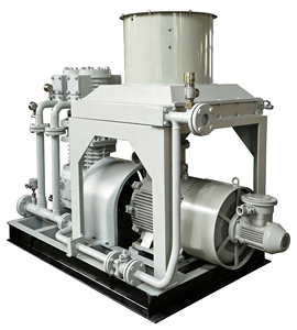 Compresseur industriel sans huile, refroidi par eau, à économie d'énergie, pour gaz de process, destiné à l'industrie chimique - Product Image 1