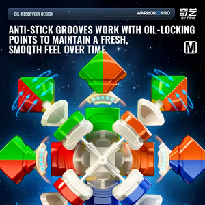 مكعب Qiyi Warrior <span class=keywords><strong>M</strong></span> Pro السحري المغناطيسي 3x3، مكعب ألغاز احترافي فائق السلاسة - Product Image 5