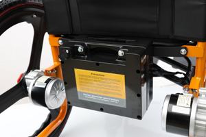 כוח מתכוונן לנכים עם כסא גלגלים חשמלי קל משקל מתקפל קל משקל - Product Image 5