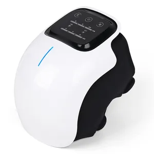 Masajeador eléctrico para artritis, vibrador de rodilla, infrarrojo, pantalla LCD, masajeador terapéutico para aliviar el estrés