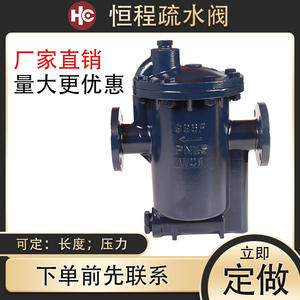 Piège à vapeur à barillet inversé en acier moulé 996, haute efficacité, économie d'énergie, longueur personnalisée DN100, bride inversée - Product Image 5