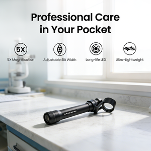 Aist Optics Handheld Slit Lamp <b>Microscope</b> Handheld LED Slit Lamp S-150 Available For Infants/Pets - Product Image 2