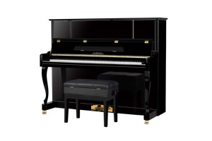 <span class=keywords><strong>Pianoforte</strong></span> Verticale Professionale UP-126 in Legno Massello di Mogano, <span class=keywords><strong>Pianoforte</strong></span> Acustico con Venature Naturali del Mogano, Logo Personalizzabile - Product Image 1