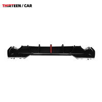 M Sport Diffuseur Arrière Spoiler Lip pour BMW G22 G23 Série 4 420 425 430 Brillant Noir PP Lèvre Arrière Avec Lumière 2021-2025