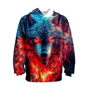 Sudadera con Capucha para Hombre, de Alta Calidad, Talla Grande, con Estampado Digital 3D en Toda la Superficie, con Cierre de Cremallera, Sudadera de Invierno, Bordado 3D Personalizado - Product Image 4