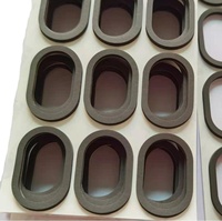 Mousse de clavier Poron noire japonaise découpée sur mesure, adhésive, 0,3 mm, 1 mm, 2 mm, 1,5 mm, 3 mm, 3,5 mm, 4 mm
